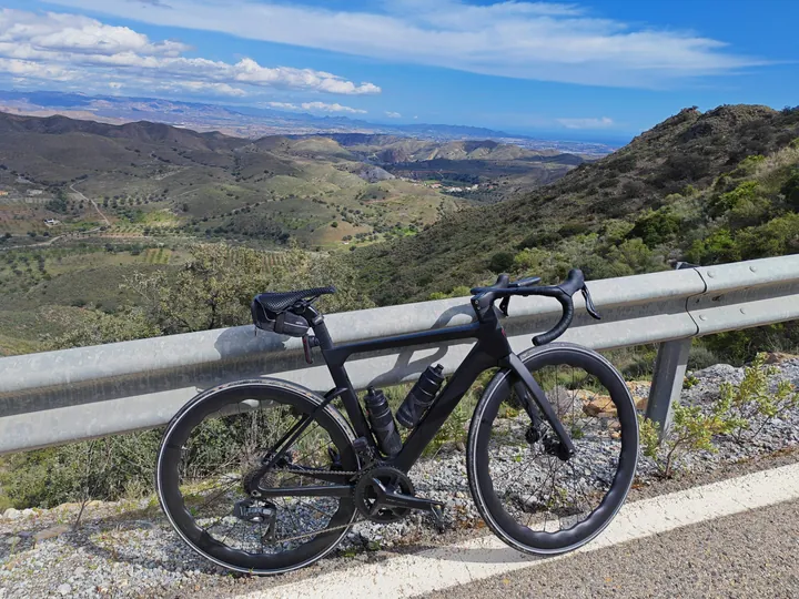 A quiet mountain road near Turre